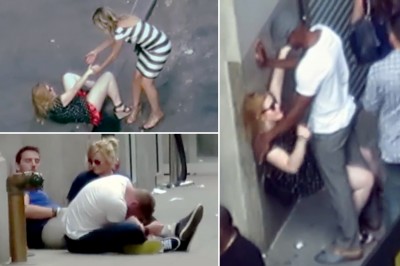 Early Day Drunken Behavior Filmed Outside Flatiron Brunch Spot Pranna