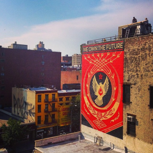 Shepard Fairey Creates New Mural In L.E.S For L.I.S.A. Project